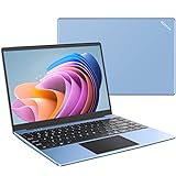 WOZIFAN Laptop 14' 128 GB SSD Erweitert die 1TB Windows 10 Notebook Intel 6GB RAM 2.4G+5G WiFi 1080 FHD Bluetooth USB HDMI mit kabelloser Maus & Tastaturschutz(Deutscher)-Blau