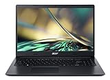 Acer Aspire 3 (A315-23-R19K) Laptop | 15,6 FHD Display | AMD Athlon Silver 3050U | 8 GB RAM | 128 GB SSD | Radeon Graphics | Windows 11 | QWERTZ Tastatur | schwarz