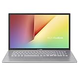 ASUS VivoBook S17 S712JA-AU116T Laptop 43,9 cm (17,3 Zoll, Full HD, 1920x1080, matt) Notebook (Intel Core i3-1005G1, 8GB RAM, 512GB SSD, Intel UHD Graphics, Win10H) Transparent Silver