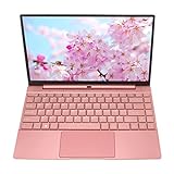 14-Zoll-Laptop, Pink Laptop 6000 MAh Akku EU-Stecker 100‑240 V Quad Core FüR zu Hause (8+1 TB EU-Stecker 130w)
