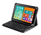 Navitech Tasche für Laptop schwarz schwarz 53 - BTC Flame UK Quad Core 7' Tablet PC